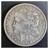 1921-D Morgan Silver Dollar