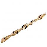24' Sparkle Link Chain Necklace 14k Gold