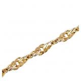 22' Sparkle Link Chain Necklace 14k Yellow Gold