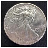 1989 - 1 oz American Silver Eagle BU