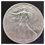 1989 - 1 oz American Silver Eagle BU