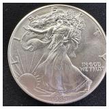 1989 - 1 oz American Silver Eagle BU