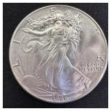 1986 - 1 oz American Silver Eagle BU