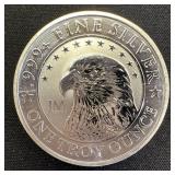 1 oz JM Bullion Eagle Silver Round BU
