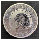1 oz JM Bullion Eagle Silver Round BU