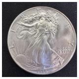 1986 - 1 oz American Silver Eagle BU