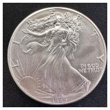 1989 - 1 oz American Silver Eagle BU