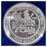 12 oz Fine Silver L.E. Queens Hotel Gaming Token