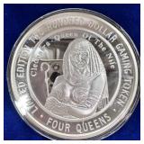 12 oz Fine Silver L.E. Queens Hotel Gaming Token