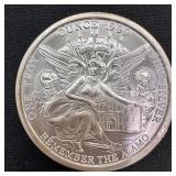 1 oz Fine Silver Round - Remember the Alamo