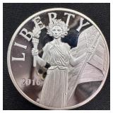 1 oz Fine Silver Liberty Round - Proof Like