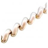 San Marco Link Bracelet 14k Yellow Gold 7.25'