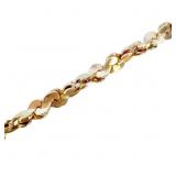 Twisted Fancy Link Chain Necklace 18'