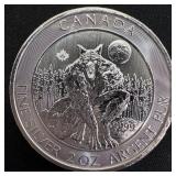 Canada 2 oz Silver Creatures of the North Werewolf
