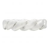 High Polish Braided Bangle Bracelet