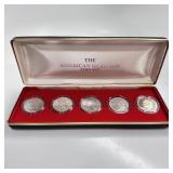 RARE The American Heritage (5) Silver Coin Set