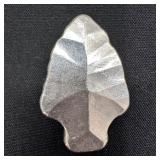 1 oz Fine Silver - Monarch 3D Art Bar - Arrowhead