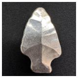 1 ozFine Silver - Monarch 3D Art Bar - Arrowhead