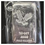 10 oz Silver Bar - American Bald Eagle SEALED