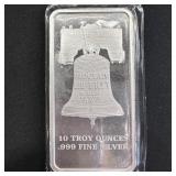 10 oz Silver Bar - Proclaim Liberty SEALED