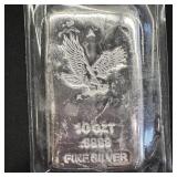 10 oz Silver Bar - American Bald Eagle SEALED