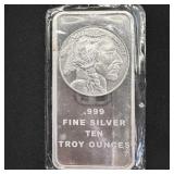 10 oz Silver Bar - Indian Head Design SEALED