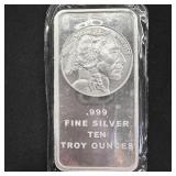 10 oz Silver Bar - Indian Head Design SEALED
