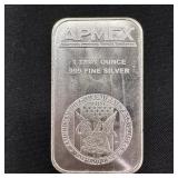 1 oz .999 Fine Silver APMEX Bar