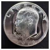 1972-S 40% Silver Eisenhower Dollar BU