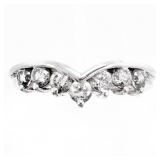 7-Stone White Diamante Special Occasion Ring