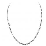 20' Figaro Link Chain Necklace