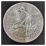ENGELHARD  1 oz Fine Silver Round - Prospector