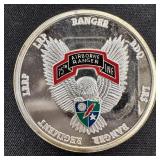 1 oz Fine Silver Round - Airborne Ranger Assc