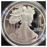 2004-W 1 oz Proof American Silver Eagle In Capsule