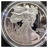 2004-W 1 oz Proof American Silver Eagle In Capsule