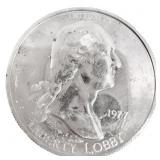 1 oz Fine Silver Round - Liberty Lobby