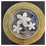 .60 oz Fine Silver $10 Gaming Token - Reno-Tahoe
