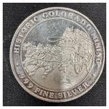 25 gram Fine Silver Round - Central City