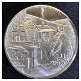 1972 Franklin Mint Home for Christmas Fine