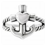 JAMES AVERY Retired Faith, Hope & Love Anchor Ring