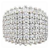2.56 Carat Natural Diamond Cluster Ring Gold