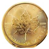 2024 - 1/4 oz Gold Canadian Maple Leaf