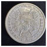 1 oz Fine Silver Round  Praedatum in Mundo