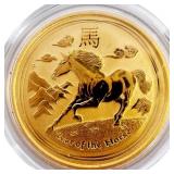 2014 Canada 1/10 oz Gold Horse