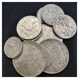 5 oz Unsearched 90% Silver Coins  BELOW MELT