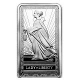 PAMP 10 oz Fine Silver Bar - Lady of Liberty