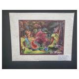 Thomas Kinkade Sleeping Beauty Double Matted Print