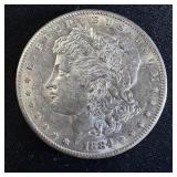 STUNNING 1884-S Silver Morgan Dollar