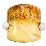 Custom Agate Statement Ring