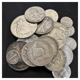 10 oz Unsearched 90% Silver Coins  BELOW MELT